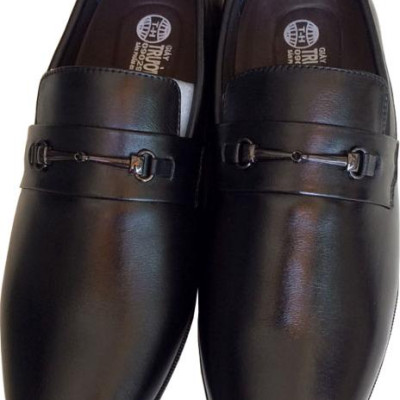 Giày tây nam Trường Hải màu đen da bò cao cấp GTN05981