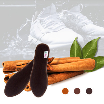 Lót giày thun cotton Hương quế CI-10 làm từ vải cotton - bột quế giúp hút ẩm - khử mùi - phòng cảm cúm và cải thiện sức khoẻ