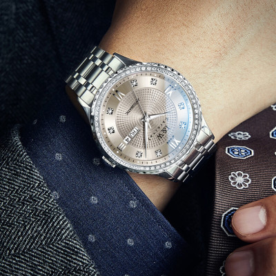 Đồng Hồ Nam I&W Carnival 615G2 Chính Hãng Full Box Chống Nước Kính Chống Xước Dây Thép Cao Cấp BH 24T (Máy Cơ Tự Động)