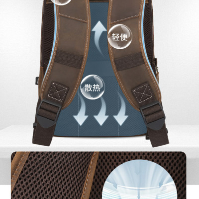 Balo nam DA BÒ THẬT, balo laptop phong cách mới – BEE GEE BLND9048