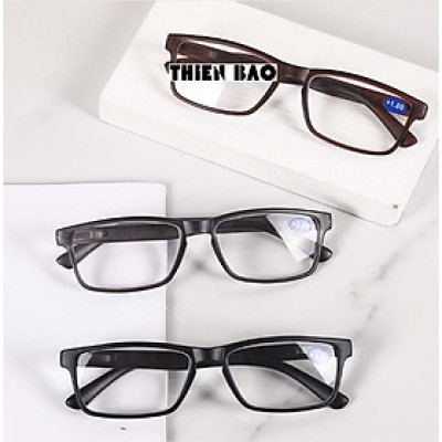 Kính lão thị , viễn thị loại cao cấp Đen Nhám cực đẹp, tròng chuẩn độ NAM NỮ Nhật bản loại I KVD034 hàng đẹp TR90