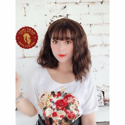 Tóc giả dợn sóngFREESHIP ĐƠN 50K_Tóc giả nguyên đầu cao cấp dợn sóng- tặng lưới chùm tóc