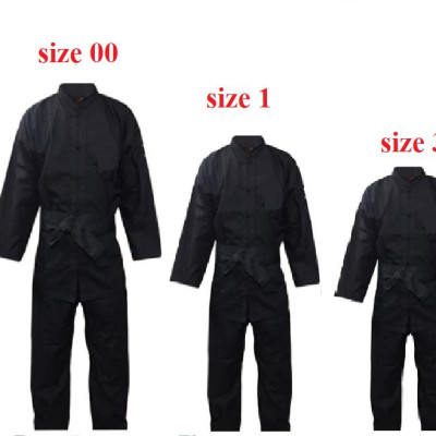 Bộ Đồ Võ phục Võ Cổ Truyền Màu Đen Trơn Nhiều Size Kèm Đai | Quần Áo Tập Võ Kung Fu, Trang Phục Võ Thuật Kungfu | Đồng Phục Tập Võ Võ Cổ Truyền Đen Trơn