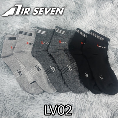 Tất nam cổ trung/ Vớ nam cổ trung màu Xám E7-VT002