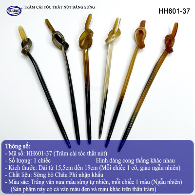 Trâm Cài Tóc Bằng Sừng Đầu Trâm Thắt Nút Kiểu Dáng Lạ Độc Đáo Tỉ Mỉ (HH601-37)