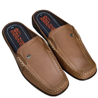 Dép bít mũi nam da bò thật HÀ NAM cao cấp GSB2058