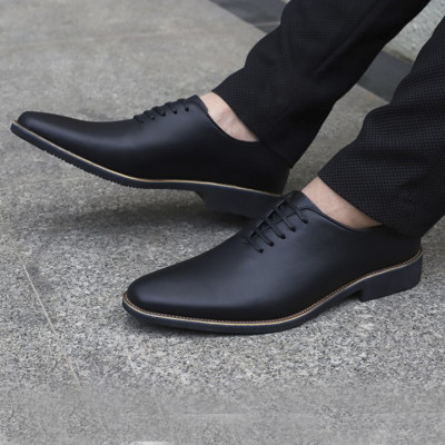 Giày tây nam đẹp da mềm mịn- Da bò- Đế diễu- Dây buộc- Mã CS03
