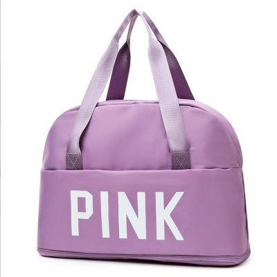 Túi xách du lịch 2 tầng cỡ lớn túi đựng đồ thể thao tập gym, yoga, quần áo nữ chống nước có thể nới đáy thành 2 tầng