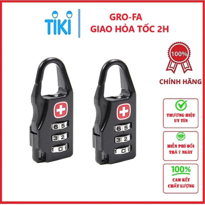 Combo 2 ổ khóa vali , balo chữ thập - Hàng chính hãng 