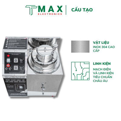 Máy Khử Độc Tố Và Lão Hóa Rượu Tmax Electronics 35L - Hàng Chính Hãng - Bảo Hành 12 Tháng