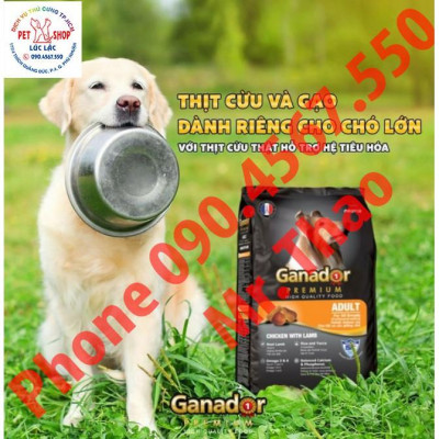 20KG Đủ Loại Thức ăn cho chó Ganador - FIB