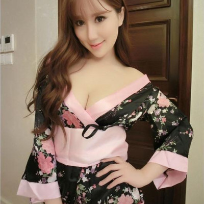 Bộ ngủ chất voan mềm thoải mái phòng cách nhật  thêm quần lót lọt khe