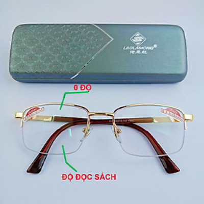 Kính lão hai tròng cao cấp nửa viền  phù hợp đi đường và đọc sách
