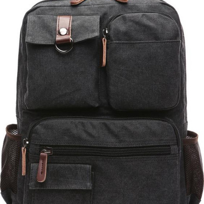 Balo nam thời trang vải canvas  phong cách mới- đi làm, đi học,đi chơi,đựng laptop (15,6")