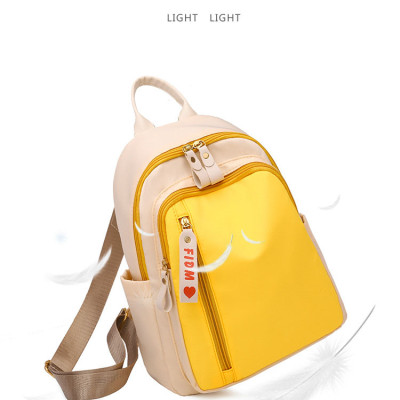 Balo Nữ Cao Cấp, Balo Hàn Quốc Dây Kéo Trước Cho Nữ Vải Oxford Chống Thấm, Nhiều Ngăn Chứa