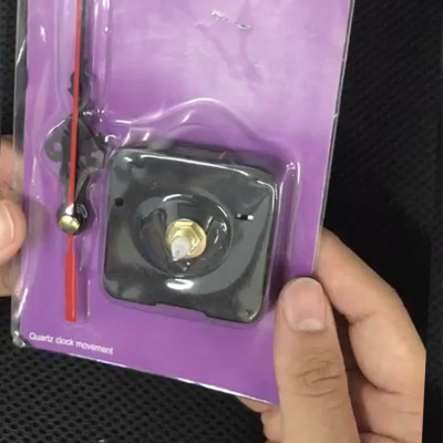 Bộ Máy Đồng Hồ Treo Tường Kim Trôi Quartz Shouse 5168-S có đủ bộ kim không gây tiếng động dùng để thay thế