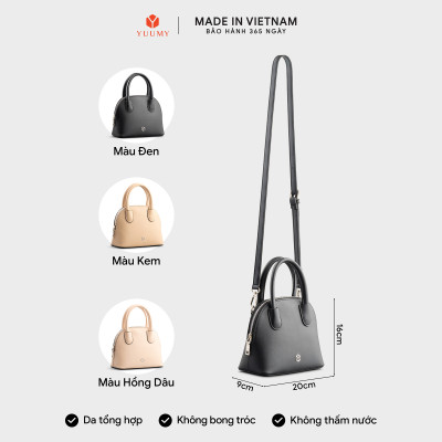 Túi Yuumy ( Thời trang nữ dáng hến size 20-Túi đeo chéo da Seasand YN282 )