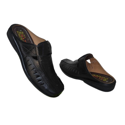 Dép Bít Mũi Nam HÀ NAM Da Bò Thật Cao Cấp GSB20129