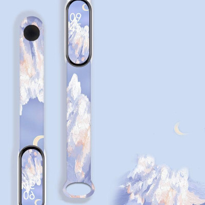 Dây Đeo Cao Su Xiaomi Miband 7 / Mi band 7 hoạ tiết xinh xắn Chất Lượng cao