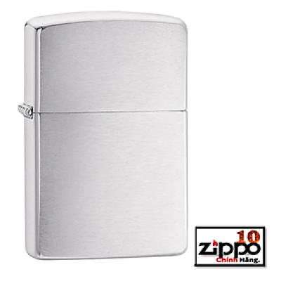 Bật lửa Zippo 200 (Zippo Brushed Chrome) - Chính Hãng 100%