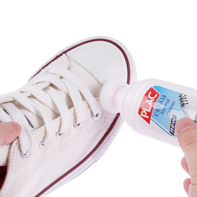 Chai Cọ Tẩy Trắng Giày Dép Túi Xách Plac 100ml Đầu Chổi, Nước Tẩy Vết Bẩn Ố Vàng, Dung Dịch Tẩy Rửa Vệ Sinh Giày Dép Chuyên Dụng Cho Gia Đình