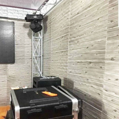 Bộ 10 Tấm Xốp Dán Tường Vân Gỗ Xám Cách Âm, Chống Va Đập, Bền Đẹp, Sang Trọng