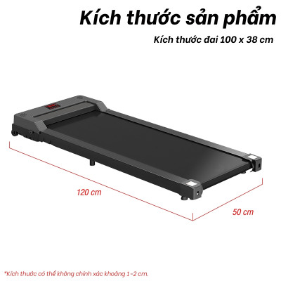 Máy chạy bộ TM310B- BLACK  thế hệ mới có điều khiển từ xa , máy đi bộ gia đình