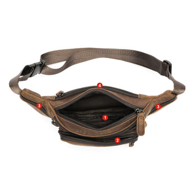 Túi Bao Tử, Túi Đeo Bụng, Túi Đeo Vai Da Bò Marrant BHM8879