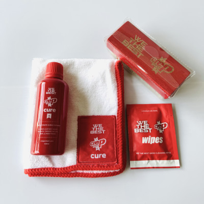 Bộ Vệ Sinh Giày Dép Crep Protect Cure Kit (gồm bàn chải, khăn lau, chai dung dịch vệ sinh 100ml và sách hướng dẫn) 