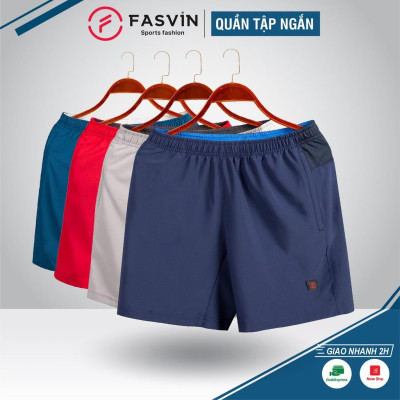 Quần đùi nam ngắn chạy bộ Fasvin R21451.HN vải Dù Gió nhẹ mát tiện dụng thể thao hay mặc nhà