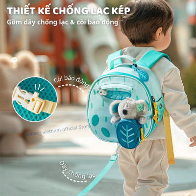Balo đi học mầm non cho bé Mideer Snuggle Square Backpack