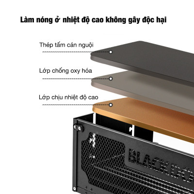 Bếp nướng than hoa gấp gọn Blackdog BD-SKL003