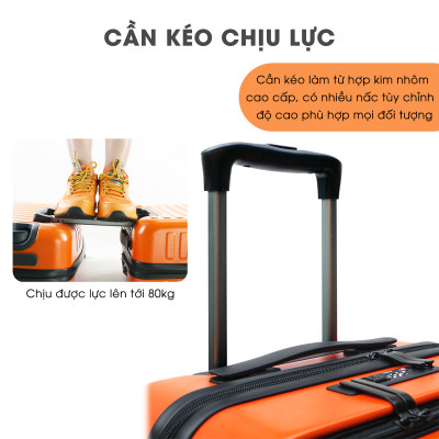 TẶNG TÚI ĐỰNG GIÀY + THẺ TAG - Vali doanh nhân TRIP Lux99 size 20inch có ngăn đựng laptop - Hàng chính hãng
