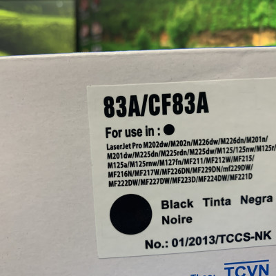 Hộp Mực In 83A/CF83A (VIET Toner) dùng cho máy in HP M125/ 125FW/ 125A/ 125nw/ M126/ M127/ M127FN/ M201/ M201DW/ M225MFP (Hàng chính hãng)