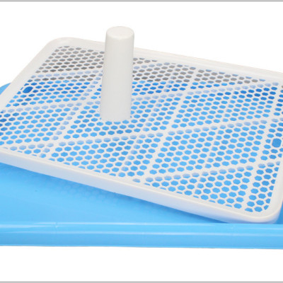 Khay vệ sinh cho chó đực và cái Kích thước size lớn loại có cọc Size 65x45cm thích hợp chó dưới 20kg MÀU NGẪU NHIÊN