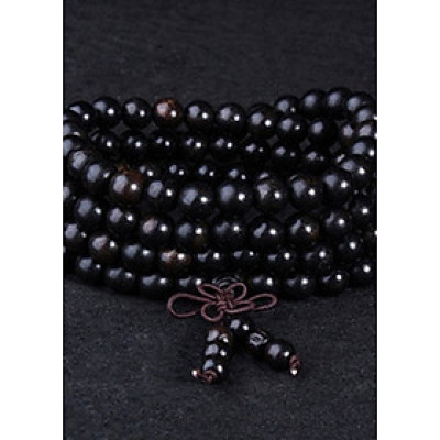 Vòng chuỗi hạt đeo tay gỗ niệm 108 hạt gỗ tự nhiên tràng hạt