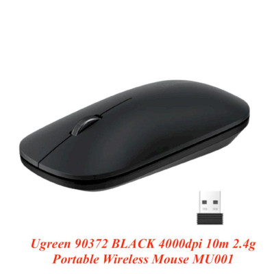 Ugreen UG90372MU001TK 4000dpi 10M 2.4g Màu Đen Chuột không dây - HÀNG CHÍNH HÃNG