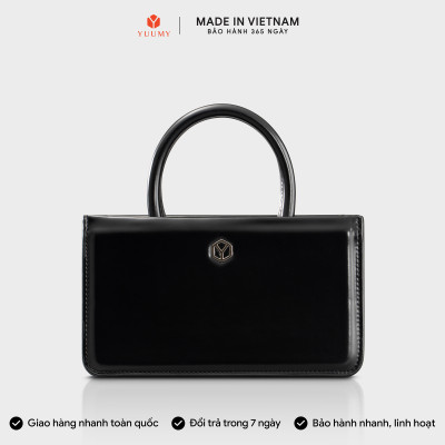 Túi Yuumy ( Thời trang nữ phối quai xách size 21 - Túi đeo chéo da Smooth YN288 )