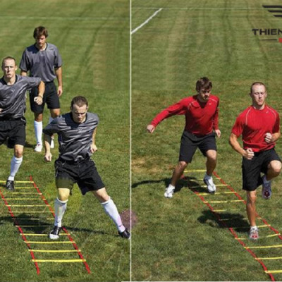 Thang dây tập luyện bóng đá, chiều dài điều chỉnh tối đa là 4.5m, thang dây bóng đá hoặc tập luyện thể thao