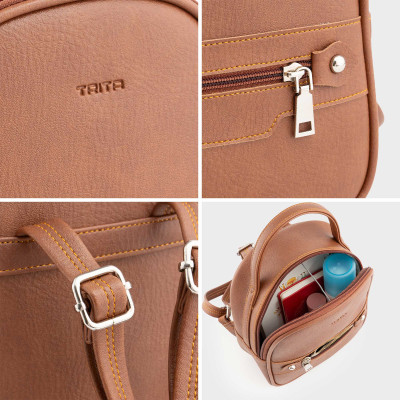 Balo Trita ( Thời trang nữ phong cách năng động cỡ trung - Balo da RBA25 )