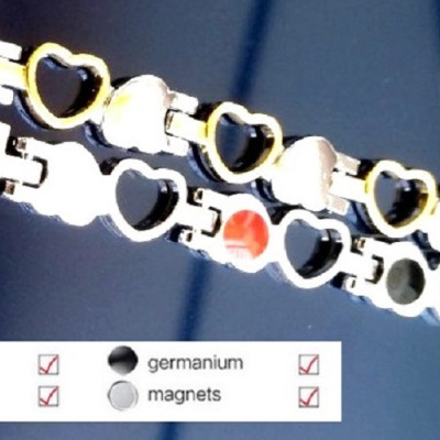 Vòng tay huyết áp Nhật bản, Nữ, Dài 21cm, rộng 0.7cm, mẫu Tahoma-007, Kèm hộp đựng Crown.X