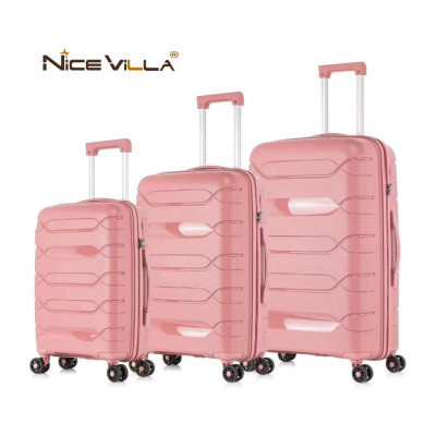 [Hỏa Tốc HCM] Vali Nhựa Dẻo PP Thời Trang NiceVilla Chống Va Đập Size 20inch & 24inch & 28inch
