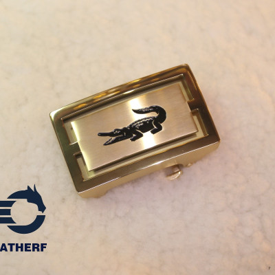 Mặt Khóa Thắt Lưng Cao Cấp - Đầu Khóa Dây Nịt CRATHERF CT002WB -Mặt Khóa Inox 316 Nguyên Khối