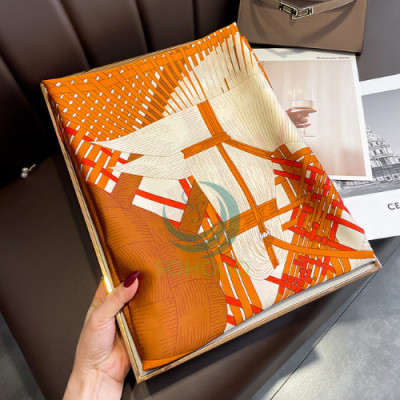 Khăn choàng lụa dài- Khăn lụa satin nữ thời trang dáng dài 90x180cm quàng cổ làm áo