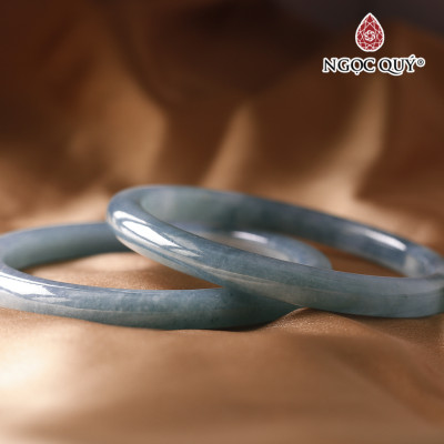 Vòng tay đá lam ngọc bản hẹ - bản 7mm Ni 56 mệnh thủy, mộc - Ngoc Quý Gemstones