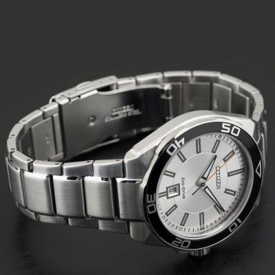 Đồng Hồ Nam Citizen Dây Thép Không Gỉ AW1190-53A - Mặt Trắng 