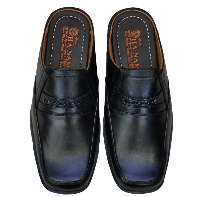 Dép Bít Mũi Nam HÀ NAM Da Bò Thật Cao Cấp GSB2078