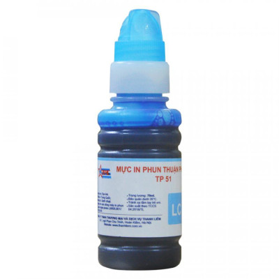 Bộ 6 màu Mực in phun Thuận Phong TP51 dùng cho máy in phun Epson L800 / L801 / L805 / L810 / L850 / L1800 - Hàng Chính Hãng