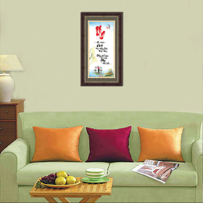 Tranh Khung Thư Pháp CHỮ MẸ TPT_40-9 (40 x 70 cm) Thế Giới Tranh Đẹp