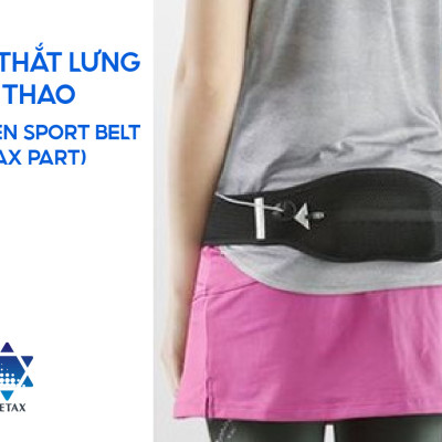 Đai lưng chạy bộ, tập gym, thể thao Phiten sport belt metax part (bản có túi đựng) AP215062